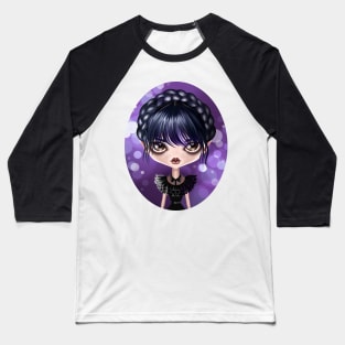 Spooky Girl Baseball T-Shirt